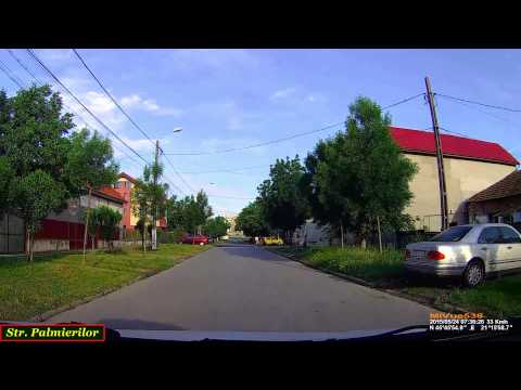 Sunday drive in Timişoara: Ghiroda - Piaţa Iancu Huniade. (Timelapse 2x)