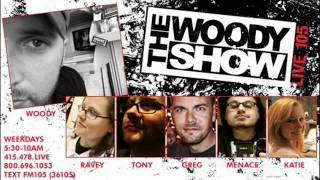 Live 105 The Woody Show White Menace Halloween tick or treat