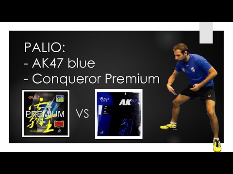 Avalie Palio Conqueror Premium vs Palio AK47 Azul | #world #tabletennis