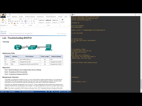 8.2.4.4 Lab - Troubleshooting DHCPv6 (GNS3)