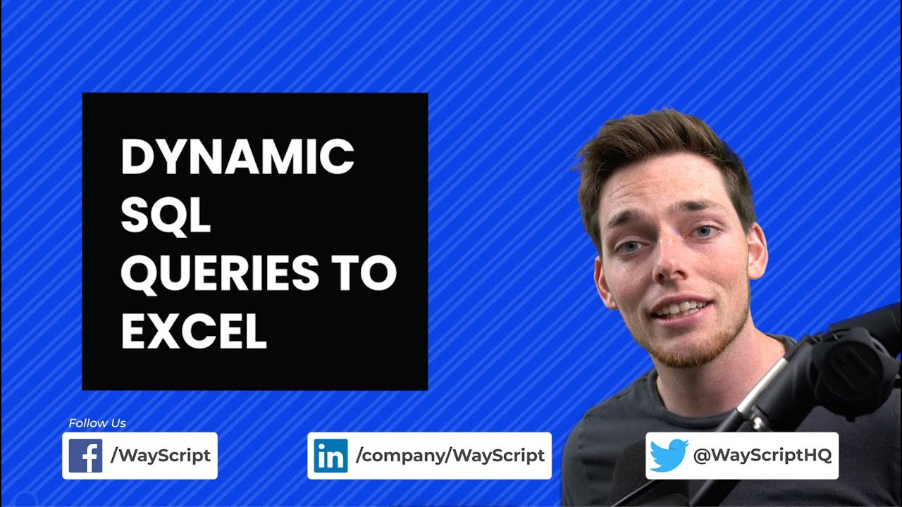 Write Dynamic Files from SQL Data to Excel Workbooks