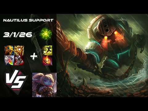 SUPPORT Nautilus vs Poppy - EU Challenger Patch 25.S2.6
