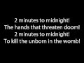 Iron Maiden - 2 Minutes To Midnight Lyrics (HD)