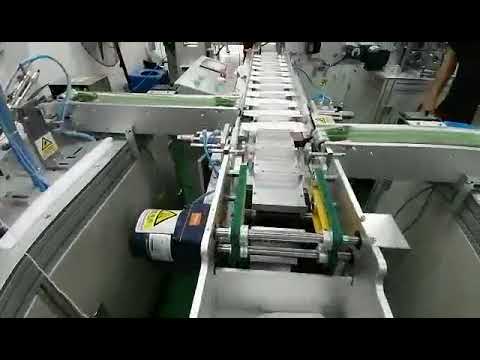 Automatic fish shaped dust masks  making  machine with tension control and  EPC