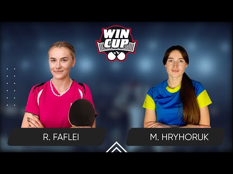 09:00 Romaniia Faflei - Mariana Hryhoruk West 1 WIN CUP 12.07.2024 | Table Tennis WINCUP