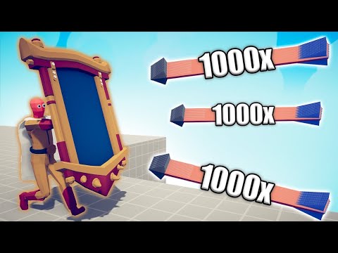 SAITAMA MIRROR SHIELD vs 1000x OVERPOWERED UNITS - TABS | Totally Accurate Battle Simulator 2023