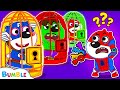 Bumble Solves The Mystery Challenge Of 1000 Keys To Rescue Superhero Family Bumble Bear Cartoon