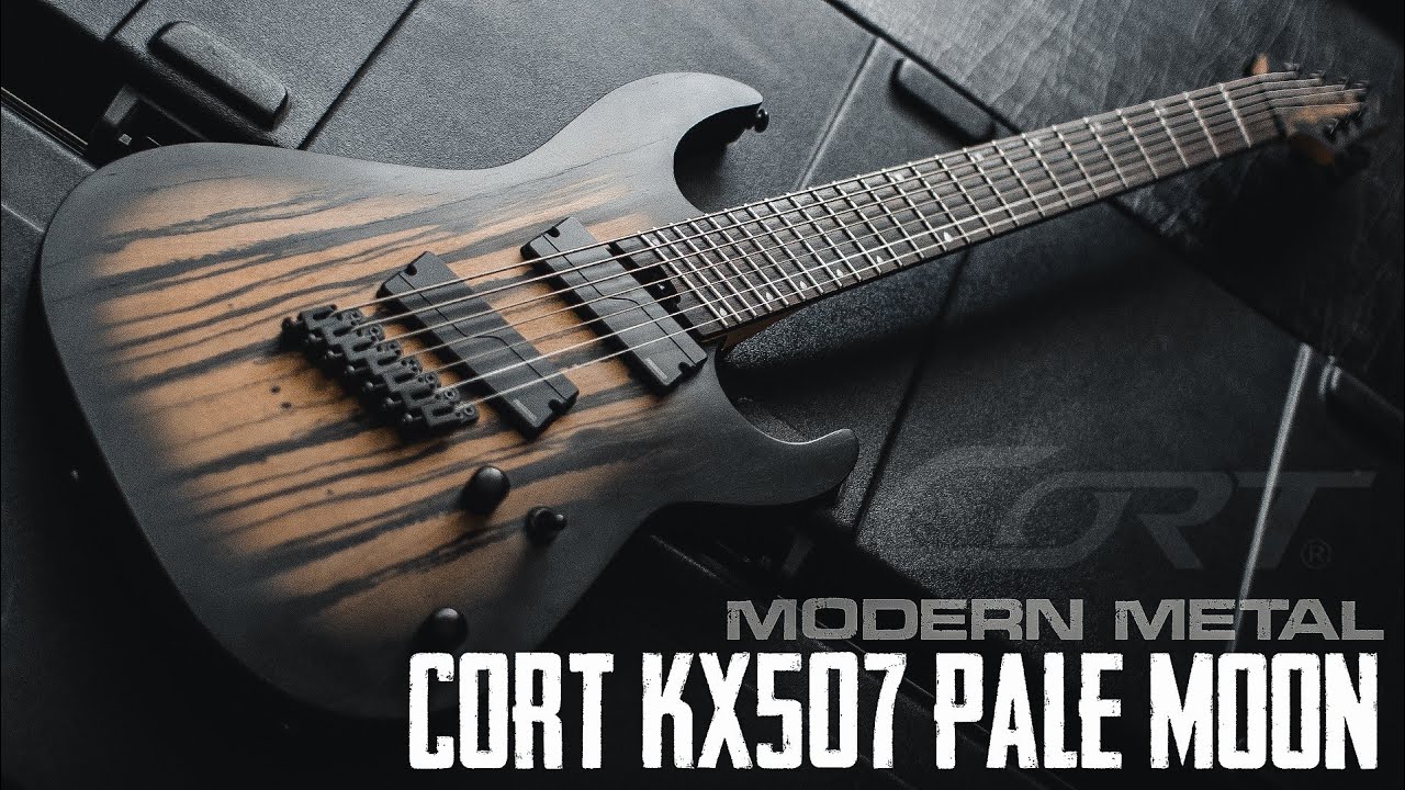 New CORT KX507MS Pale Moon - Modern Metal - YouTube