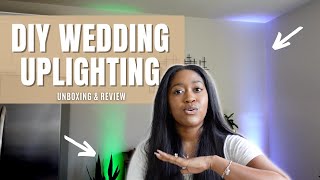 DIY Uplighting Review | DIY Wedding Decor Idea