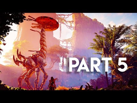 Horizon Zero Dawn Walkthrough Gameplay Part 5 - The Tallneck (PS4 PRO Gameplay)