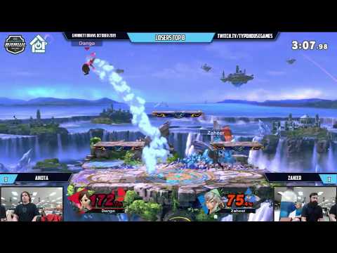 Gwinnett Brawl October 2019 - Aikota(Mii Gunner) VS Zaheer(Link) - Losers Top 8