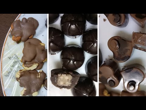 Delicious Chocolate with Coconut and Milkmaid | Dry fruit Chocolate | Manjusha's Kitchen