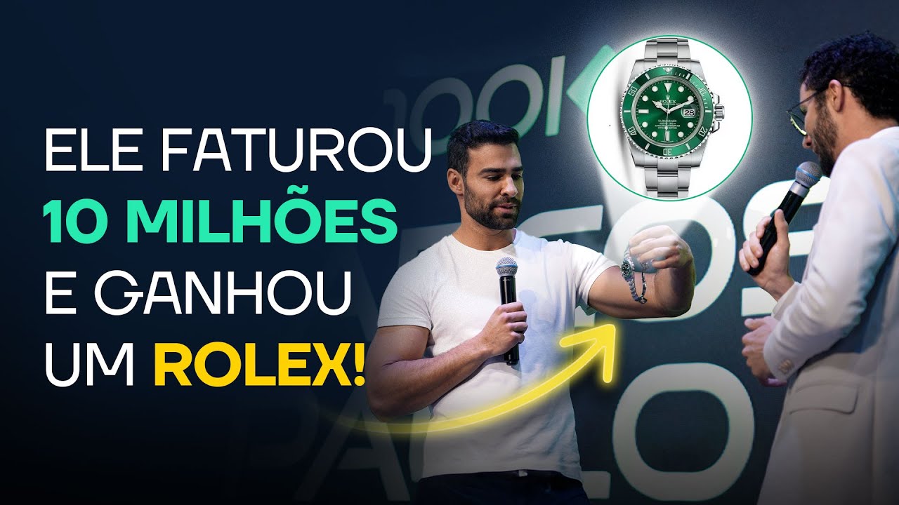 DESCUBRA como você pode fazer R$100 Mil e ainda GANHAR 1 ROLEX com seus produtos digitais.