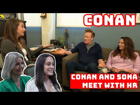 BRITISH FAMILY REACTS | Conan and Sona Meet With Human Resources!