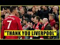 Cristiano Ronaldo Sends a Thank You Message To  Liverpool Fans For Their Support At Anfield