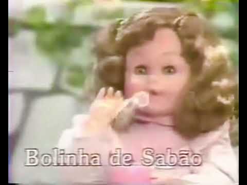Bolinha de Sabão Boneca Commercial 1980s Brinquedos Estrela Enhanced Audio