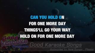 Hold On - Wishbone Ash ( Karaoke Lyrics )