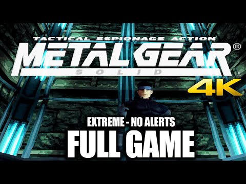 Metal Gear Solid || Extreme Difficulty - No Alerts - Good Ending || Gameplay Walkthrough【4K】