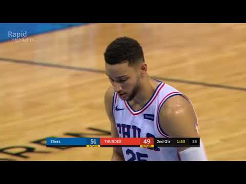 Philadelphia Sixers vs OKC Thunder Full Game Highlights | Jan 28, 2018 | NBA Season 2017 1