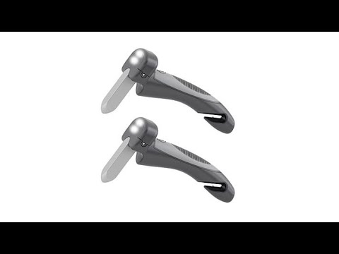 Car Cane 2pk with Light, Window Breaker   Belt Cutter