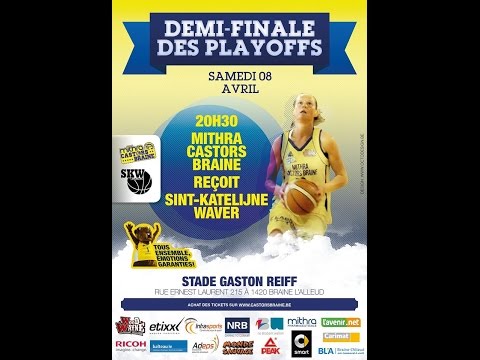 TV Live - Play-off - Mithra Castors Braine vs Sint-Katelijne-Waver