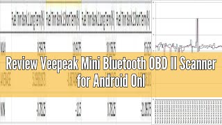 Review Veepeak Mini Bluetooth OBD II Scanner for Android Only, Auto Check Engine Light Code Reader C