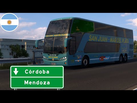 Córdoba x Mendoza via San Luis | San Juan Mar del Plata | ETS2 Mods