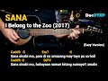 Sana - I Belong To The Zoo (2017) (Easy Guitar Chords Tutorial with Lyrics)