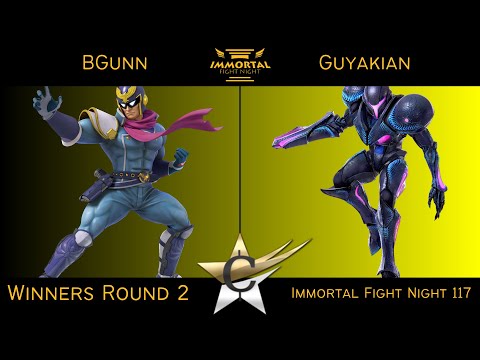 Immortal Fight Night 117 Winners Round 2 - BGunn (Captain Falcon) vs Guyakian (Dark Samus) Smash Ult