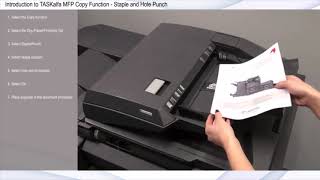 How to Use the Copy Staple and Hole Punch - Video CopyLady