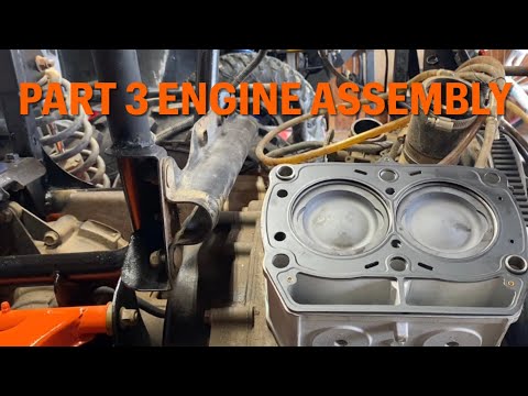 Polaris RZR 800 Top End Rebuild Part 3 - Engine Reassemble