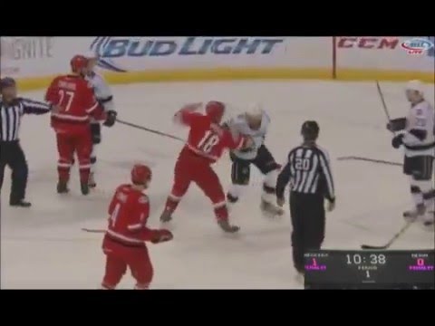 Kyle Hagel vs Scott Sabourin