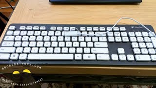 Video thumbnail for Logitech K310 Washable Keyboard Review- Just Soak it by Booredatwork.com