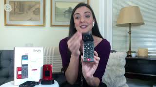 GreatCall Lively Flip Phone with Car Charger and Service Credit on QVC