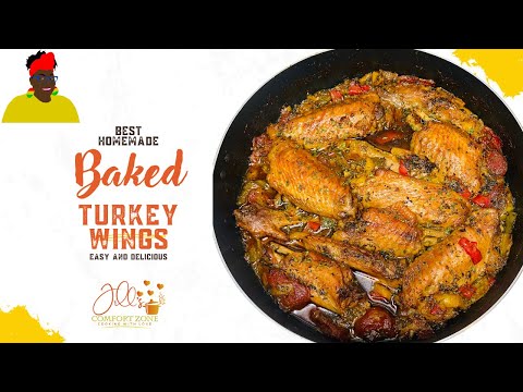 The Best Homemade Baked Turkey Wings Recipe