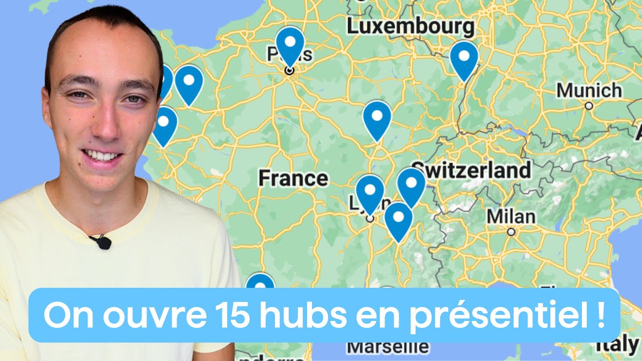 On ouvre 15 hubs présentiels Atomic
