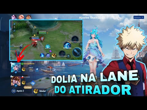 DOLIA FULL DANO CRITICO NO LUGAR DO ADC - HONOR OF KINGS