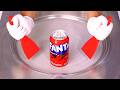 Mind Blowing Fanta Strawberry Ice Cream Rolls So Satisfying ASMR