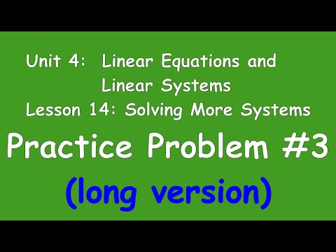 8th Grade Illustrative Mathematics: Grade 8; Unit 4; Lesson 14: Practice Problem 3 (long version)