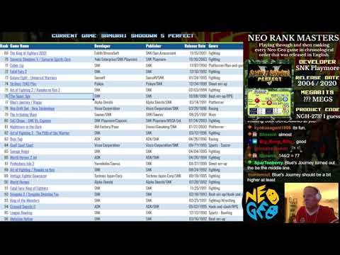 Neo Rank Masters - Reviewing The List....