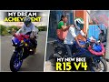 MY NEW BIKE R15 V4 MY DREAM BIKE MY FIRST ACHIEVEMENT
