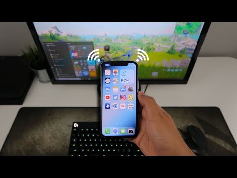 How to CONNECT iPhone HOTSPOT TO PC (iPhone WiFi to...