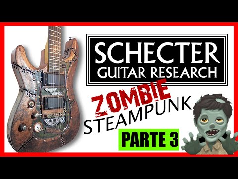 Schecter ➤ Custom Shop Frankenstein Steampunk by Martper Guitars image 9