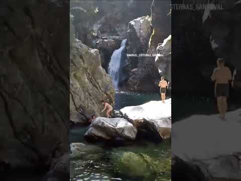 El saltó azul, un lugar del alto Bio Bio.