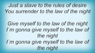 Marc Almond - Law Of The Night Lyrics