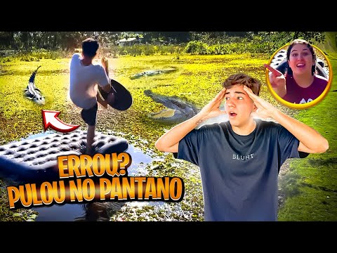 ACERTE A PERGUNTA OU CAIA NO PÂNTANO DOS JACARÉS *o jacaré me mordeu?
