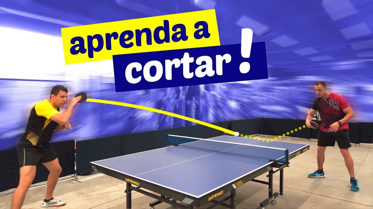 🏓 Aprenda a cortar no tênis de mesa (nível iniciante) #VivaPong