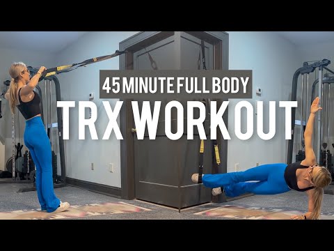 45 Minute Full Body TRX Workout | Strength Repeating Trisets | Low Impact