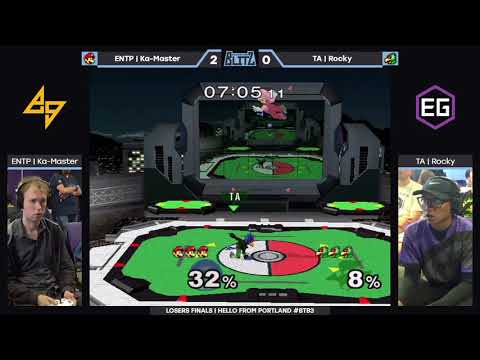 Bridgetown Blitz 3: Top 8 Losers Finals - ENTP | Luigi Ka-Master (Luigi) vs. TA | Rocky (Falco)