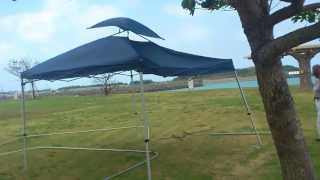 preview picture of video '【検証】体感風速20ｍ　市販のテントの耐久度の検証　沖縄県南城市志喜屋'
